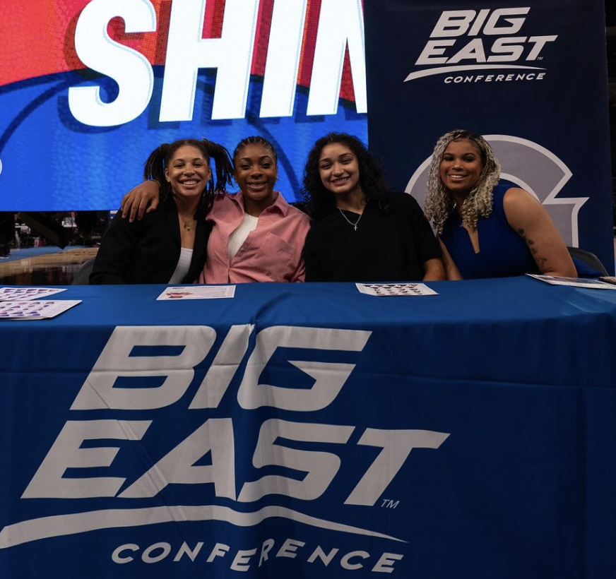 The Hoyas made immense progress in their first year under Head Coach Darnell Haney's system. The team now welcomes seven new players in its pursuit of the top of the conference against juggernauts like UConn. (@georgetownwbb/X)